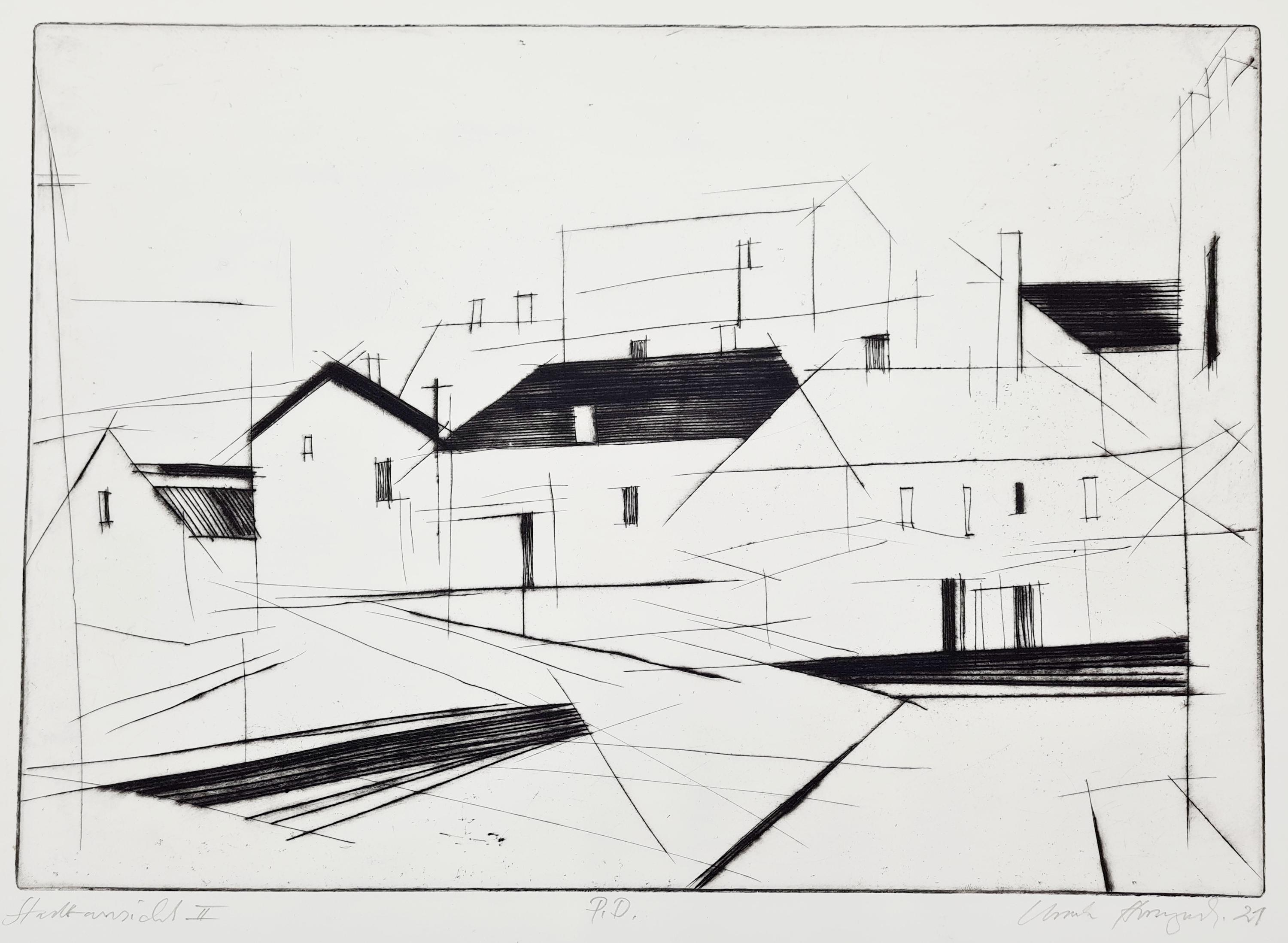 Stadtansicht II (P. D.) - Ursula Strozynski 