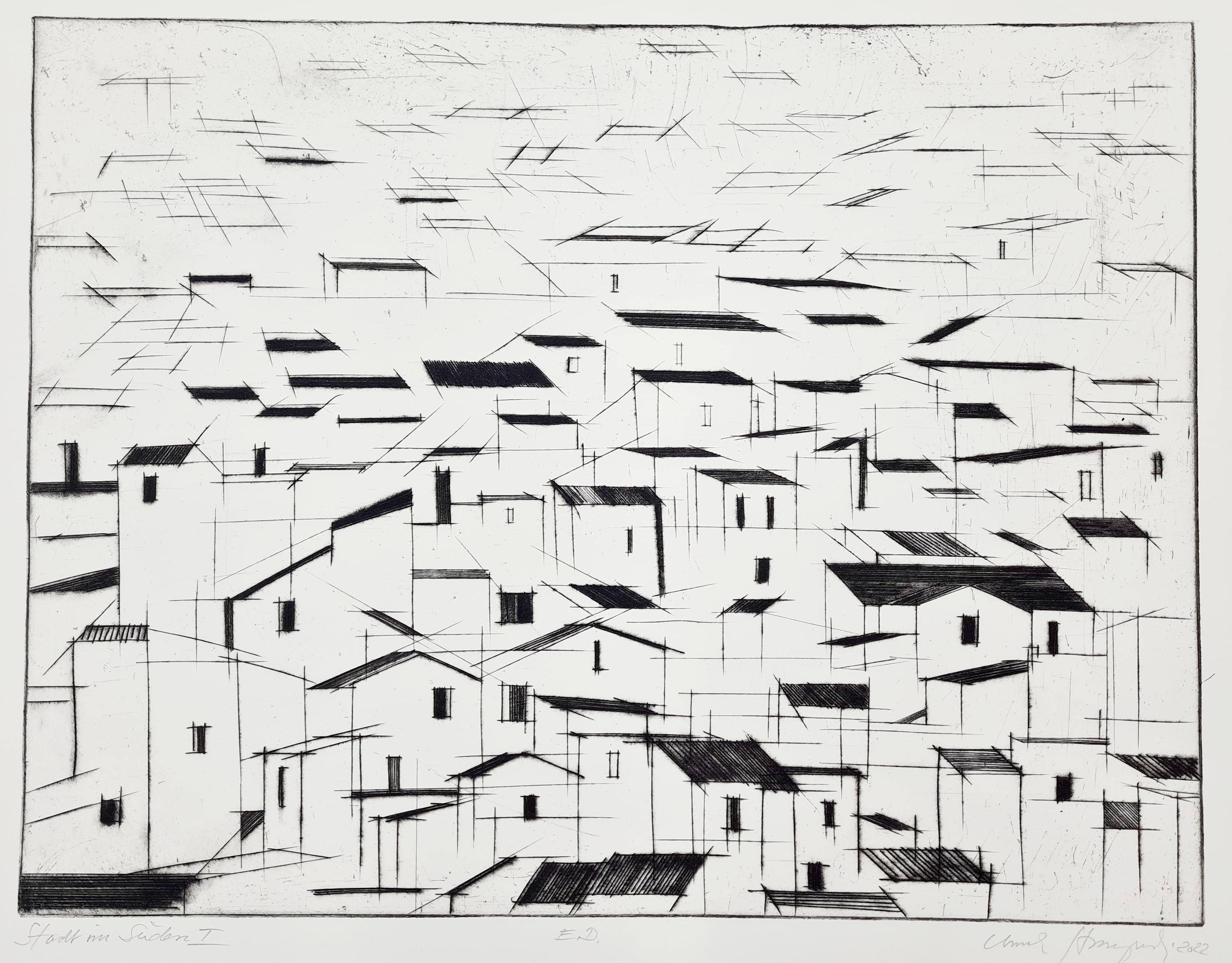 Stadt im Süden I (2/55) - Ursula Strozynski 