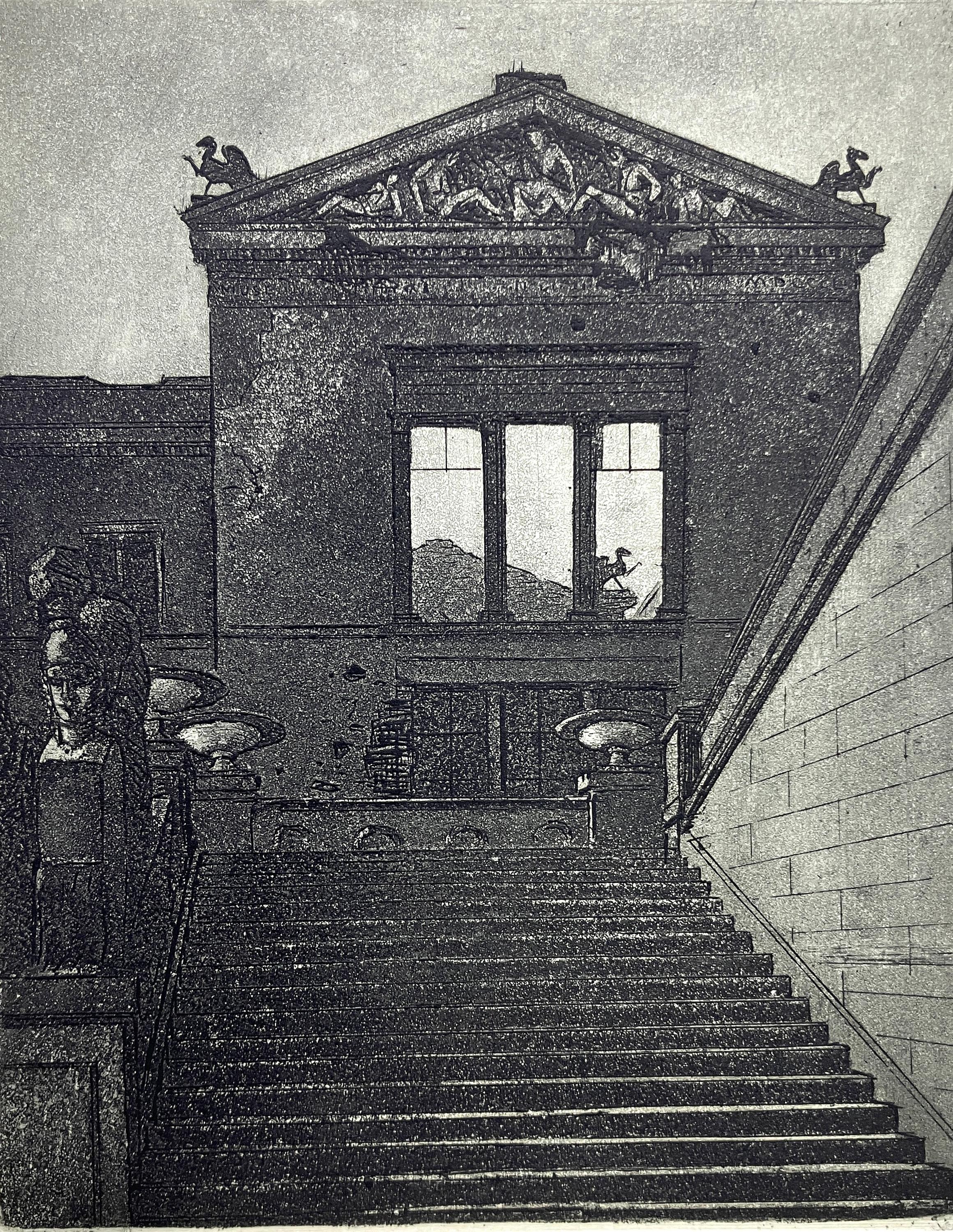 Freitreppe am Museum - Manfred Butzmann 