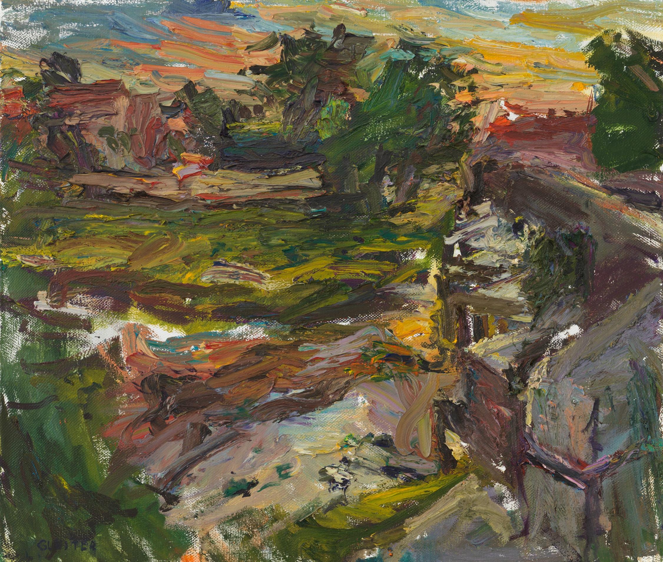 Perrigny, Abendstimmung - Ulrich Gleiter 