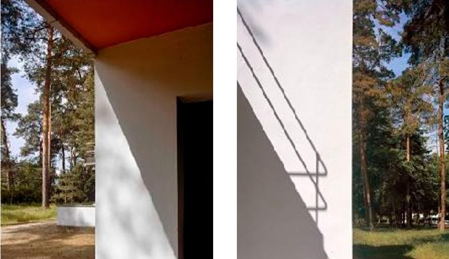 Fassade und Schatten, Haus Muche (a. d .S. „Pair / Unpair“, Dessau) - Margret Hoppe 