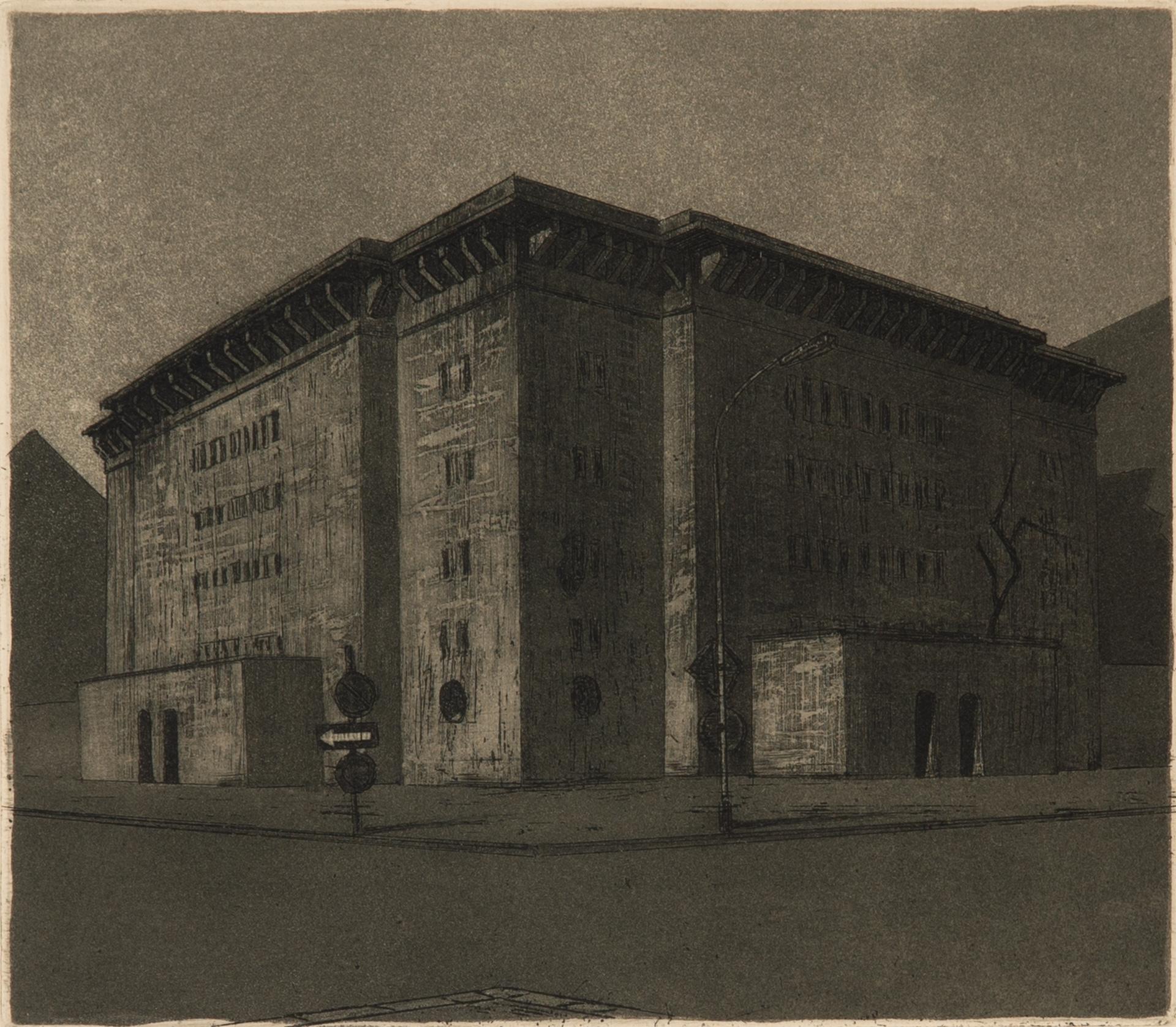 Hochbunker (Blatt 7 der Folge „Steinernes Berlin I“) - Manfred Butzmann 