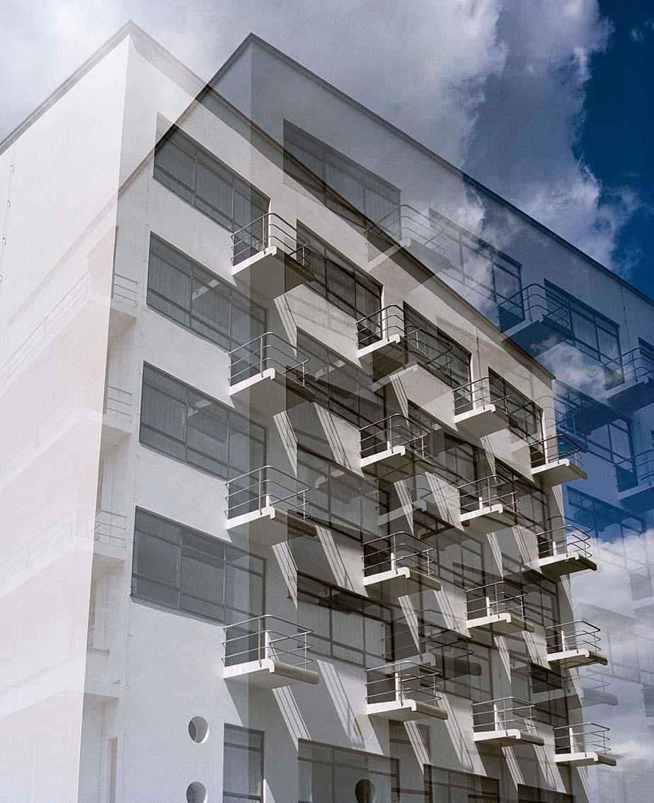 Fassade, Prellerhaus (a. d .S. „Pair / Unpair“, Dessau) - Margret Hoppe 
